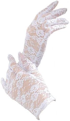 Amazon 手袋 レディース 総レースショートグローブ キャバドレス 手袋 結婚式 パーティー ホワイト 手袋 通販