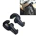 AKWOX (Pack of 4) Car Headrest Hanger, Universal Car Vehicle Back Seat Headrest Hanger Holder Hook for Bag Purse Cloth Grocery (Black)