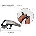 Artempo Guitar Set Accessories Finger & Thumb Pick Set ,Guitar Pick- 4 Stainless Steel Finger Picks& 2 White Plastic Thumb Picks and a Flat-pick 46mm