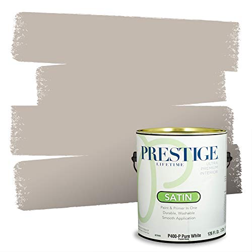 PRESTIGE Paints Interior Paint and Primer In One, 1-Gallon, Satin, Comparable M…