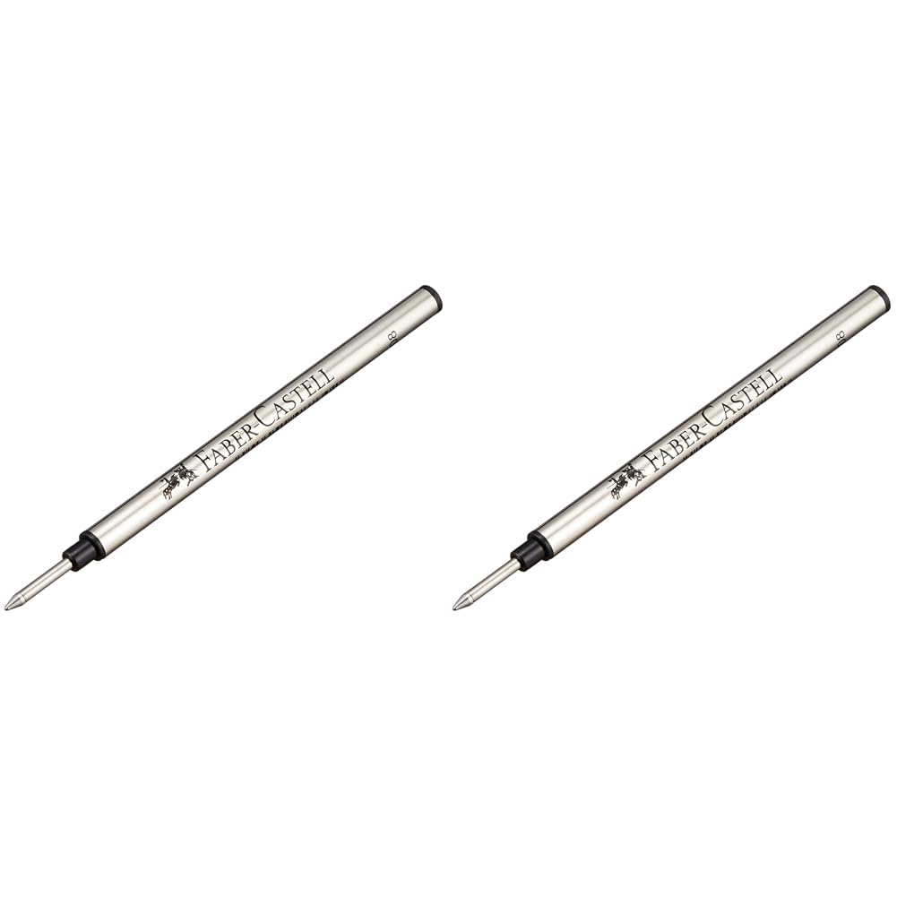 GRAF von Faber-Castell Rollerball Refill - Black (Pack of 2)