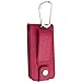 iGadgitz Pink Leather Case for Sony Walkman NWZ-E384 with Detachable Carabiner + Screen Protector