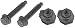 Dorman 55157 HELP! Fuel Tank Strap Hardware Kit
