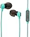 JBL Reflect Mini In-Ear Headphones 3.5mm Stereo Wired Sweatproof Earbud with 1 Button Remote and Mic, Teal