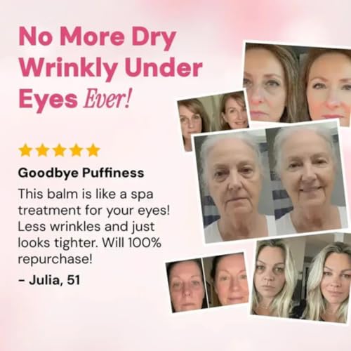 Luxe Korean Under Eye Balm – Lift & Firm 3-in-1 Multi Balm Stick, Hydrating, Smoothing, and Refreshing Eye Care for Dark Circles, Puffiness, and Fine Lines, with PDRN Collagen Extract