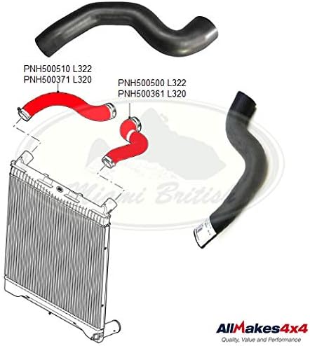 UPPER INTERCOOLER HOSE SET RH LH RR SPORT 3.6L V8 PNH500361 PNH500371 AM4x4