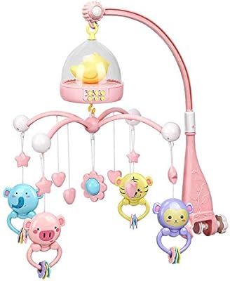 baby blue cot mobile