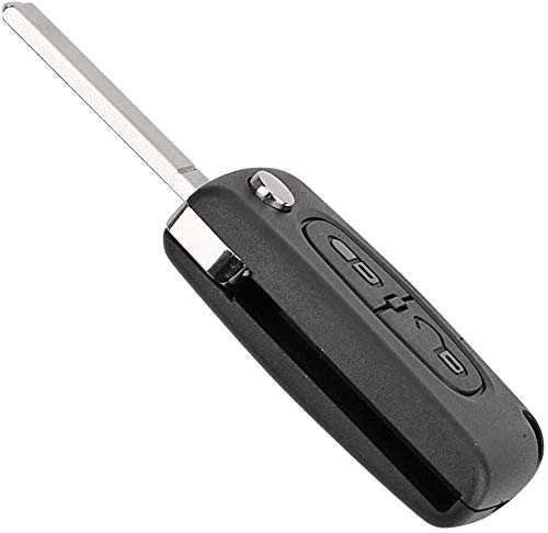 Key Shell Accessories Replacement Key Cover 2 Buttons Compatible With Citroen C2 - C5 - C3 - C4 - C6 - C8 - Dispatch - Xsara - Picasso - Peugeot 407-307 - 308-607
