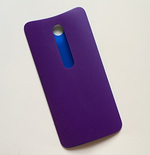 Building DIY Yourself Back Rear Housing Battery Door Cover Panel + Adhesive Glue Tape For Moto X Style (Moto X Pure Edition) (Purple)