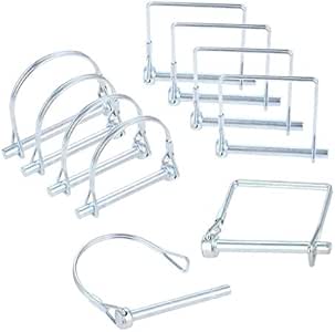 Amazon.com: 10Pcs Shaft Lock pins, 1/4"x2-3/4" Safety Coupler Pin