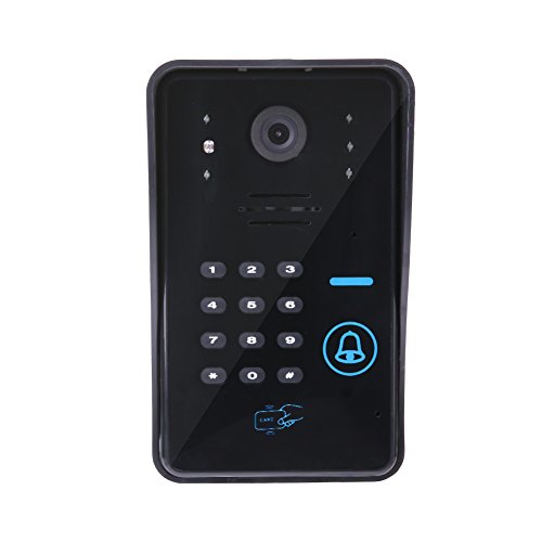 Doorbell Intercom System,Awakingdemi Wireless WIFI RFID Password Video Door Phone Doorbell Intercom System Night Vision Waterpro