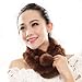 URSFUR Warm Women's Rex Rabbit Fur Scarves Scarf Multicolor
