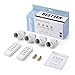 BESTTEN Wireless Remote Control Light Socket Set (4 E26 Lamp Holders, 2 Remotes), Home Automation Bulb Holder Set, ETL Listed, 18 Month Warranty