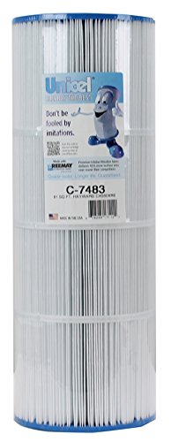 Unicel C-7483 81 Square Foot Media Replacement Pool Filter Cartridge with 176 Pleats, Compatible with Hayward Pool Products (4 Pack)