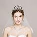 Ondder Tiara for Women Girls Silver Crystal Tiara Crown Headband Princess Tiara Elegant Crown with combs for Women Girls Bridal Wedding Prom Birthday Party