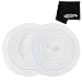 2 Pack Tub Stopper, Mudder Silicone Tub Drain Stopper Drain Plug 6 Inches for Kitchens, Bathrooms and Laundries