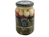 Sable & Rosenfeld, Tipsy Cocktail Garnish Stirrers of Gherkins, Onions, and Olives 9.7 Ounce Jar
