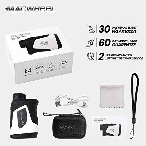 Macwheel Golf Rangefinder V1000 Usb Rechargeable 1000 Yards Laser Range Finder With Slope Flag Lock Tech With Vibration Distance Speed Angle Measurement Rangefinder Pricepulse