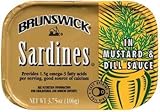 Brunswick Sardines in Mustard & Dill Sauce 3.75 oz