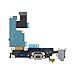 OmniRepairs-Charging Lightning USB Dock Port Flex Cable Replacement with Microphone, Headphone Audio Jack Assembly For iPhone 6 Plus 5.5'' A1522, A1524, A1593 with Premium Repair Toolkit (Gray)