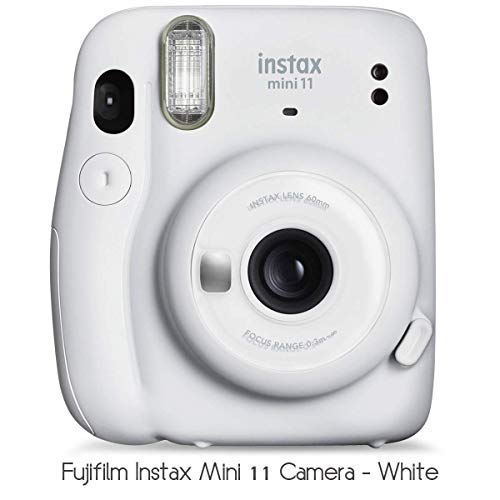 Fujifilm Instax Mini 11 Camera Kit (Ice White) with Fuji Instant Film