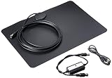 TV Antenna 4K Smart TV Antennas indoor 60 Mile Range 16.5FT Coaxial Cable with Detachable Amplifier Signal Booster Local Broadcast HD VHF UHF Signal Channels for Home Smart Television Black