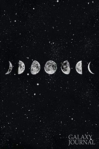 Galaxy Journal: Lined Notebook Journal - 110 Pages College-Ruled Lined - Letter Size (6 x 9 Inches) Soft Matte Cover (Galaxy Notebooks) - Moon Phases ... Softcover Lined Paper, Stars Galaxy Diary