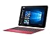 ASUS Transformer Book T100HA-C4-PK 10.1 inch IPS, 64GB Detachable 2-in-1 Touchscreen Laptop/Tablet, Pink