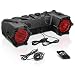 Boss Audio Systems ATV30BRGB ATV UTV Sound System - 6.5 Inch Weatherproof ATV Speakers, Tweeters, Built-in Amplifier, Bluetooth Capable, Multi-Color Illumination, Ideal for 12 Volt Vehicles primary