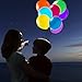 LED Light Up Balloons Blinking Light 32 Pcs - Mixed Color for Holiday/Birthday/Wedding Party (size 2)