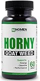 Horny Goat Weed Extract Extra Strength - Natural Energy Enhancement for Men & Women - 1000 mg Epimedium with Icariins, Maca Root, Muira Puama - Non GMO
