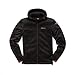 ALPINESTARS Men's Modern Fit Stretch Removable Hood Bunjie Adjusters Tech Bonded Micro Fleece, Stratified Black, L