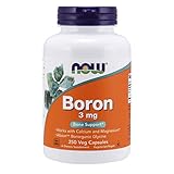 NOW Foods Boron, 3 mg, 250 Capsules