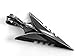 Assal Arrowhead (E194) Black Finish Pendant - Free Black Necklace - Meaning: Always Sure and On Target