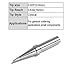 Quality ShineNow ET Soldering Tip Replacement for Weller WES51 WESD51 WE1010NA PES51 ET Tip Series 5PCS Tip Set