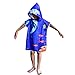 Elite Trend Kids' Hooded Towel & Bathrobe – Super Soft, Absorbent Poncho for Boys & Girls, Ideal for Beach, Pool & Bath, Cozy Cover-Up for Toddlers & Kids, Ages 1-7, Hammerhead