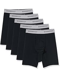 Good Brief calzoncillos tipo bóxer de pierna larga de algodón elástico para hombre (3 paquetes   4 paquetes   5 paquetes)