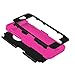 Plastic Rubber iPhone 6S Case Heavy Duty, Travel Case iPhone 6 Case for Women Girls, Hybrid Defender Case iPhone 6 Rose Black Case iPhone 6 Carrying Case for Apple iPhone 6 Phone Case and iPhone 6S