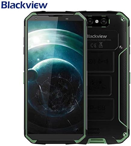 Blackview BV9500-5.7" 18:9 4G Smartphones 10000mAh IP68 MT6763T Waterproof/Shockproof Android 8.1 4GB+64GB NFC Green