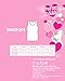 'Sweet & Sassy Girls Undershirt Tank Tops, White, Large / 10-12 (Pack of 6)'