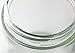 Clear Thick Glass Straight Sided Empty Jar Containers with Black Smooth Lid - 4 oz / 120 ml (3 pack)