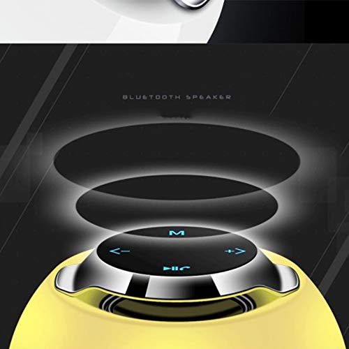 Byx- Bluetooth Speaker - Wireless Handsfree Bluetooth Speaker Mini Speaker Colorful Light Computer Small Speaker Subwoofer Portable Card Cannon/80X65X65MM//1(in= 25.4(mm) Speaker (Color : C)