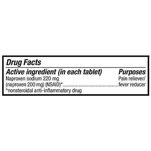 Amazon Basic Care Back & Muscle Pain Naproxen Sodium Tablets, 220 Mg, 24 Count (Pack of 1) - Thumbnail 6