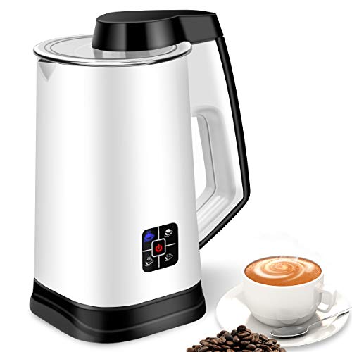 Milk Frother, Electric Milk Steamer for Making Latte, Cappuccino, Hot Chocolate, Automatic Foam Maker Cold Hot Milk Warmer
