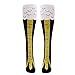 Gmark Boys and Girls Chicken Legs Knee-High Fitness Novelty Socks Black 1 Pack, One Size