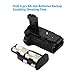 Powerextra BG-E5 Battery Grip For Canon EOS 450D/500D/1000D Rebel Xsi/T1i/Xs Work with 2 pcs LP-E5 batteries or 6 AA-size batteries