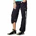 Zumba Fitness Women's Craveworthy Cargo Pant, Black, Small