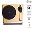 HYM Seed Professional Turntable Stereo System,Smart Vinyl Records Turntable Built in 80Watt HiFi Speakers Bluetooth WiFi AUX-in USB w/Turntable Dust Cover&Remote Controller for Vinyl Records Playerthumb 3