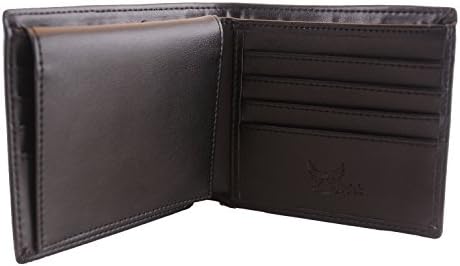Judek RFID Blocking Wallet Genuine Leather, Slim Bifold Pocket Wallet for Men (1, Black)
