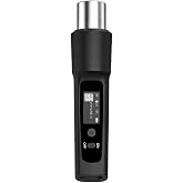 YOCOWOCO XLR Bluetooth Receiver for PA Speakers, Audio Mixers, DJ Systems | 24-bit/48kHz Audio, aptX HD, OLED Display, 100ft Range, 14H Battery, Wireless XLR Adapter for Weddings, Parties